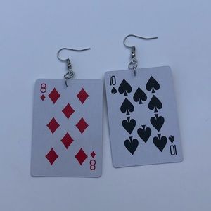 Mini Playing Cards Earrings 🧩